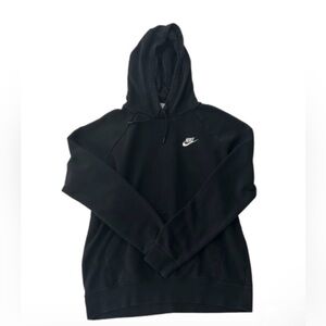 Nike Club Fleece Hoodie Black Small Youth’s Pullover Sweater